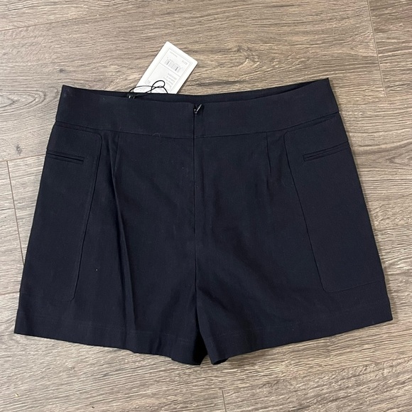 *NWT* Theory Mini Utility Short in Good Linen - Deep Navy - Picture 5 of 7